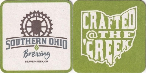 beer coaster from Southside Brewing Co. ( OH-SOUH-1 )