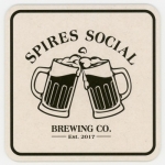 beer coaster from Springfield Breweries Ltd. ( OH-SPIR-1 )