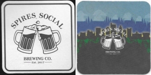 beer coaster from Springfield Breweries Ltd. ( OH-SPIR-2 )