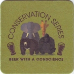 beer coaster from Third Eye Brewing Co.  ( OH-TERR-3 )