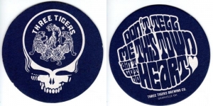 beer coaster from Tietjens Brewing Co. ( OH-THRE-3 )