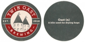 beer coaster from Unassigned Ohio ( OH-TWIN-2 )