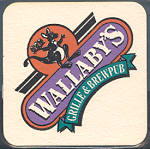 beer coaster from Wandering Griffin Brewery & Pub  ( OH-WAL-1 )