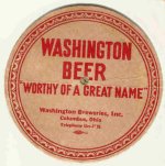 beer coaster from Watson Bros. Bistro & Brewery ( OH-WAS-5 )