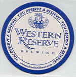 beer coaster from Wetterer Brewing Co. ( OH-WEST-1 )