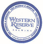 beer coaster from Wetterer Brewing Co. ( OH-WEST-2 )