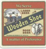 beer coaster from Woolner Brewing Co. ( OH-WOOD-1 )