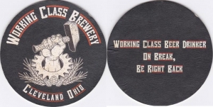 beer coaster from Wunderbrau Brewing Co.  ( OH-WORK-2 )