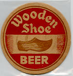 beer coaster from Wooden Shoe Brewing Co. LLC ( OH-WSB-1 )