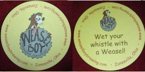 beer coaster from Webb Corp., The  ( OH-WSL-1 )