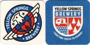 beer coaster from Youngstown Brewing Co. ( OH-YELW-10 )