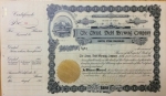 beer stock certificate from Christian Moerlein Brewing Co. (Moerlein Lager House) ( OH-CDB-STC-1 )