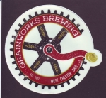 beer sticker from Granville Brewing Co ( OH-GRAI-STI-1 )