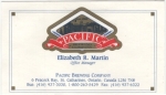 beer business card and similar from Paniza Brewing Co. ( ON-PACI-BIZ-1 )