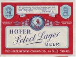 beer label from Hog Town Brewing Co. ( ON-HOFE-LAB-5 )