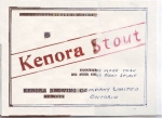 beer label from Kensington Brewing Co.  ( ON-KENO-LAB-1 )