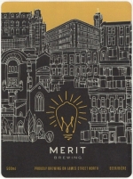 beer label from Meuse Brewing ( ON-MERI-LAB-3 )