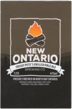 beer label from New Ontario Brewing Co., The ( ON-NEWO-LAB-1 )