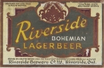 beer label from Robert Simpson Brewing Co. ( ON-RIVS-LAB-1 )