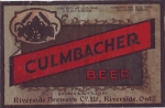 beer label from Robert Simpson Brewing Co. ( ON-RIVS-LAB-3 )