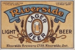 beer label from Robert Simpson Brewing Co. ( ON-RIVS-LAB-5 )