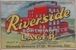 beer label from Robert Simpson Brewing Co. ( ON-RIVS-LAB-6 )