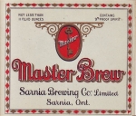 beer label from Sassy Britches Brewing Co. ( ON-SARN-LAB-2 )