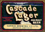 beer label from Sassy Britches Brewing Co. ( ON-SARN-LAB-6 )