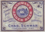 beer label from Scotch Irish Brewing Co. ( ON-SCHW-LAB-1 )