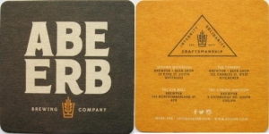 beer coaster from Ace High Brewery Ltd.  ( ON-ABEE-3 )