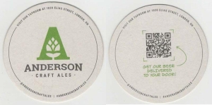 beer coaster from Arbru Solar Brewery ( ON-ANCA-2 )