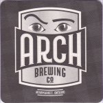 beer coaster from Ashton Brewing ( ON-ARCH-1 )