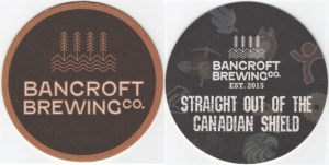 beer coaster from Banded Goose Brewing Co.  ( ON-BANC-2 )