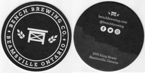 beer coaster from Beyond The Pale Brewing ( ON-BENC-4 )