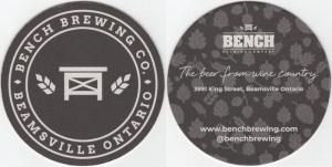 beer coaster from Beyond The Pale Brewing ( ON-BENC-5 )