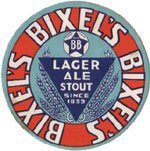 beer coaster from Bixel Brewing & Malting Co., The (Microbrewery) ( ON-BIXE-1 )