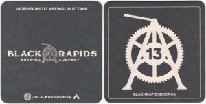 beer coaster from Black Swan Brewing ( ON-BLAR-1 )