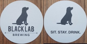 beer coaster from Black Oak Brewing Co. ( ON-BLLB-1 )