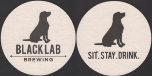 beer coaster from Black Oak Brewing Co. ( ON-BLLB-1A )