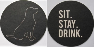 beer coaster from Black Oak Brewing Co. ( ON-BLLB-2 )