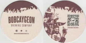 beer coaster from Boshkung Brewing Co.  ( ON-BOBC-3 )