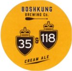 beer coaster from Brading Breweries Ltd., The ( ON-BOSH-4 )