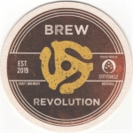 beer coaster from Brewers Blackbird Kitchen and Brewery ( ON-BRER-1 )