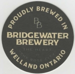 beer coaster from Brimstone Brewing Co. ( ON-BRID-2 )