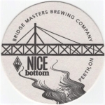 beer coaster from Bridgewater Brewery ( ON-BRIE-1 )