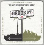 beer coaster from Broken Rail Brewing ( ON-BROC-3 )