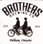 beer coaster from Brown Van Brewing ( ON-BROT-1 )