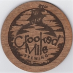 beer coaster from Cured Craft Brewing Co. ( ON-CROO-1 )