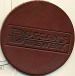 beer coaster from Duke Pubs ( ON-DUGG-1 )