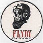 beer coaster from Flying Monkeys Craft Brewery  ( ON-FLYB-1 )